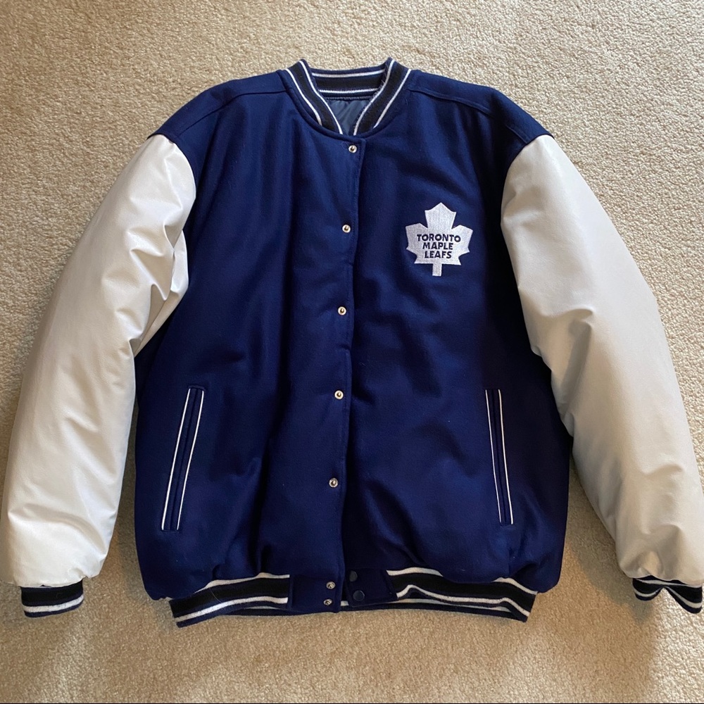 Vintage Toronto Maple Leafs Letterman Jacket - Picture 1 of 13